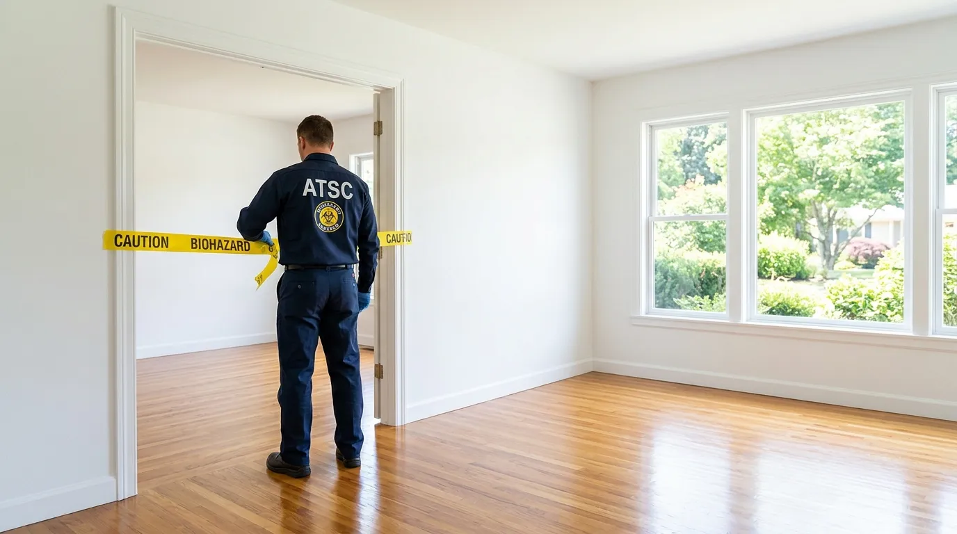 Certified biohazard cleanup crew performing Crime Scene Cleanup in La Crescenta-Montrose